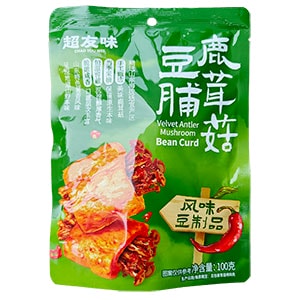 100g超友味鹿茸菇豆脯