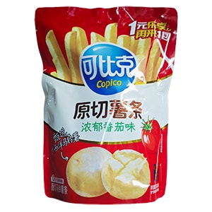100g可比克原切薯条浓郁番茄