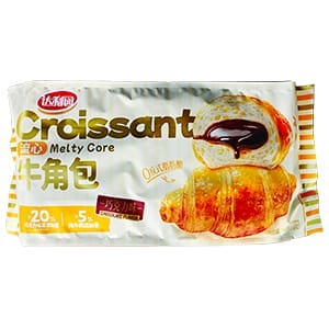 150g6枚装达利牛角包巧克力味