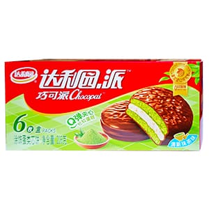 216g6枚达利巧可派清新抹茶味