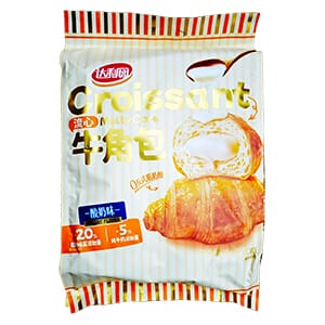 250g10枚装达利牛角包酸奶味