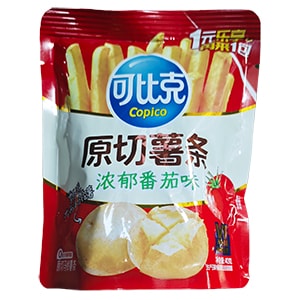 40g可比克原切薯条浓郁番茄