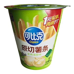 50g可比克原切薯片炭烤海苔味