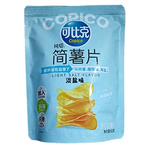 60g可比克纯切味简薯条淡盐