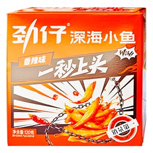 120g 劲仔深海小鱼香辣味