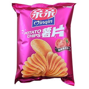 60g亲亲薯片甜美蕃茄味